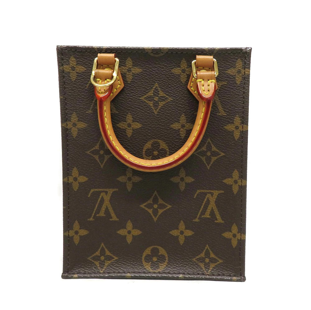 Louis Vuitton Sac Bag Brown Plat Monogram Brown